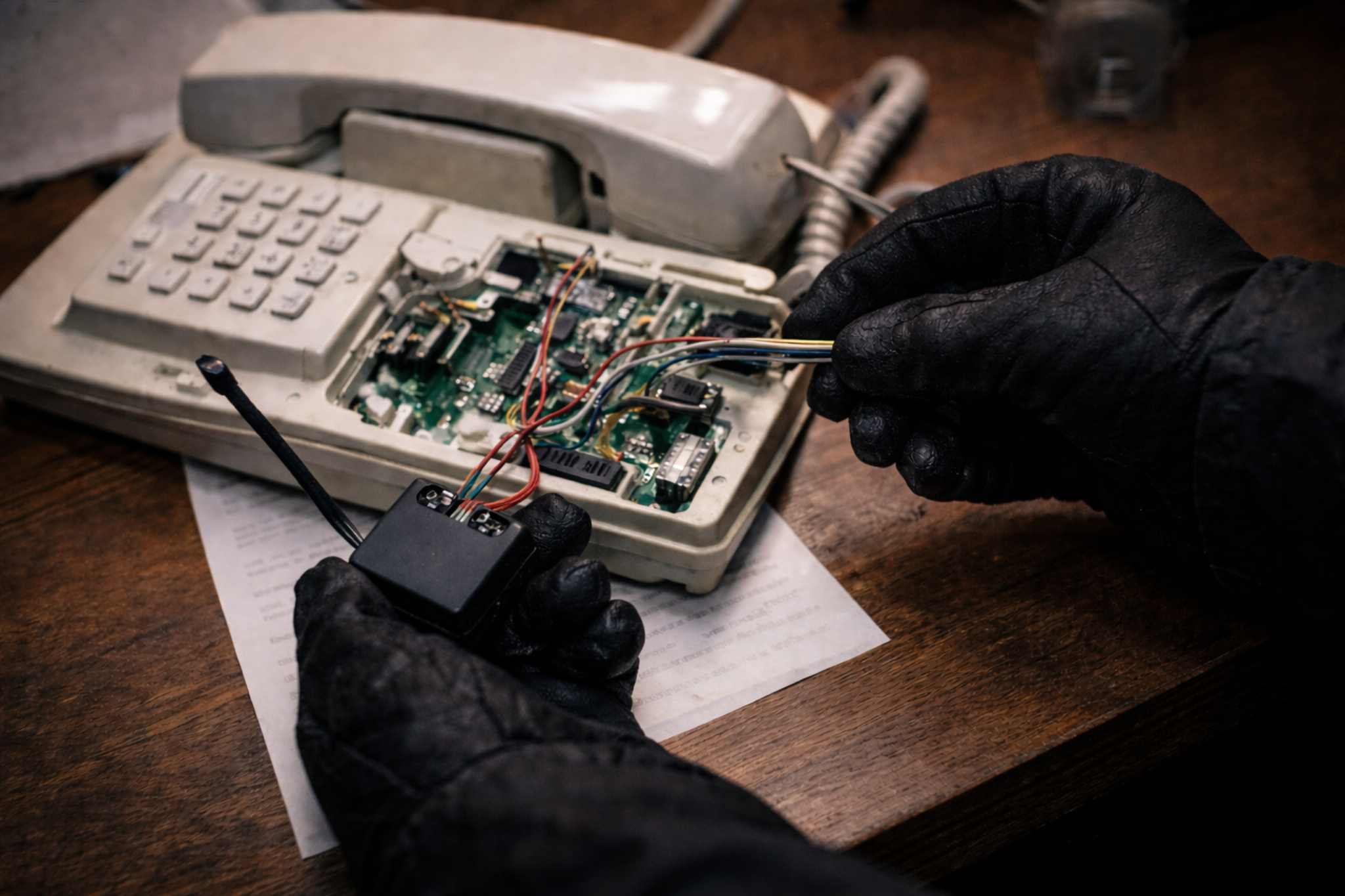 有線電気通信法違反のイメージ