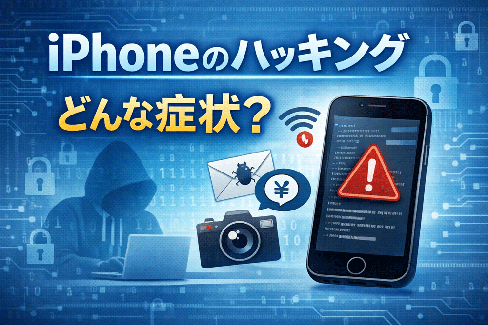 iPhoneのハッキング、どんな症状？